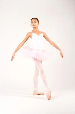 Bas De Tutu Long Repetto Enfant Blanc DE534 -Repetto Soldes Boutique bas de tutu intermezzo 7736 enfant