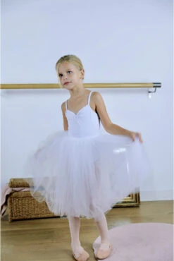 Bas De Tutu Long Repetto Enfant Blanc DE534 -Repetto Soldes Boutique bas de tutu long repetto enfant blanc de534 3