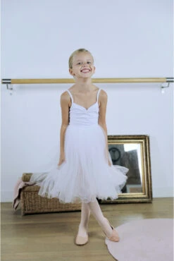 Bas De Tutu Long Repetto Enfant Blanc DE534 -Repetto Soldes Boutique bas de tutu long repetto enfant blanc de534 4