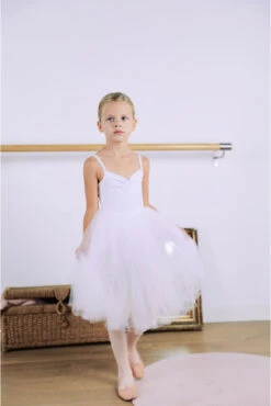 Bas De Tutu Long Repetto Enfant Blanc DE534 -Repetto Soldes Boutique bas de tutu long repetto enfant blanc de534 5